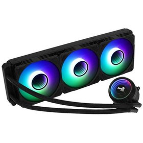 تصویر خنک کننده مایع پردازنده آیروکول Mirage L360 ARGB Black AeroCool Mirage L360 ARGB Black 360mm CPU Liquid Cooler