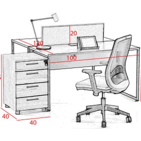 تصویر میز کارگروهی ریلکس Relax 