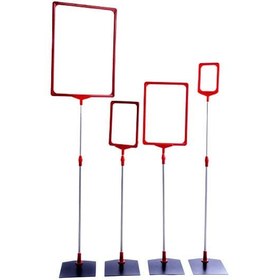 تصویر اتیکت ایستاده پایه فلزی 