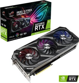 تصویر کارت گرافیک گیمینگ Asus ROG Strix Nvidia Geforce Rtx 3070 Ti Oc Edition Gaming Graphics Card (Pcie 4.0, 8GB GDDR6X, Hdmi 2.1, Displayport 1.4A, Axial-Tech Fan Design, 2.9-Slot, Super Alloy Power Ii, Gpu Tweak Ii) Asus ROG Strix Nvidia Geforce Rtx 3070 Ti Oc Edition Gaming Graphics Card (Pcie 4.0, 8GB GDDR6X, Hdmi 2.1, Displayport 1.4A, Axial-Tech Fan Design, 2.9-Slot, Super Alloy Power Ii, Gpu Tweak Ii) ROG RTX 3070 TI OC