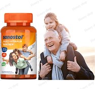 تصویر مولتی ویتامین پاستیلی سانستول ۶۰ عددی 