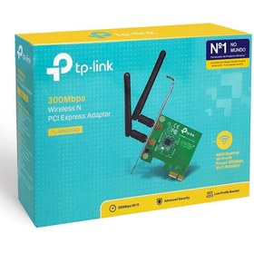 تصویر کارت شبکه بی‌سیم 300Mbps تی پی-لینک TL-WN881ND TP-LINK TL-WN881ND 300Mbps Wireless N PCI Express Adapter