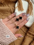 تصویر نیم ست زنانه ونکلیف مشکی از استیل 