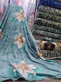 تصویر پتو گلدار دونفره 