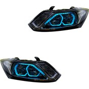 تصویر چراغ جلو سایپا مدل Hexa-Icee مناسب ساینا 