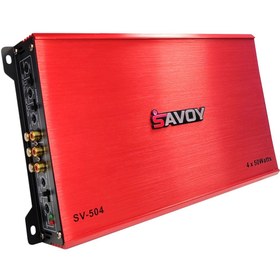 تصویر آمپلی فایر ساووی مدل SV-504 SAVOY SV-504 Car Amplifier