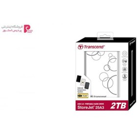 تصویر هارددیسک اکسترنال ترنسند مدل StoreJet 25A3 ظرفیت 1 ترابایت Transcend StoreJet 25A3 USB 3.0 Portable Hard Drive- 1TB