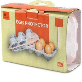 تصویر ظرف تخم مرغ 6 عددی بلک فایرBlackfire egg tray for 6 pieces Blackfire