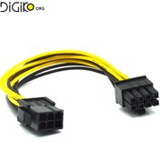 تصویر تبدیل برق 6 پین به 8 پین 