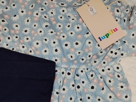 تصویر ست 3 تکه لباس نوزادی دخترانه تونیک – لگ و هدبند 