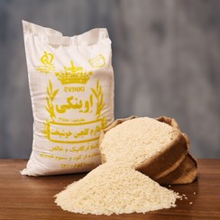 تصویر برنج ایرانی طارم گلچین خوشپخت اِوینکی گونی ۱۰ کیلویی 