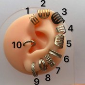 تصویر ایرکاف پیرسینگ فیک بدون نیاز به سوراخ 