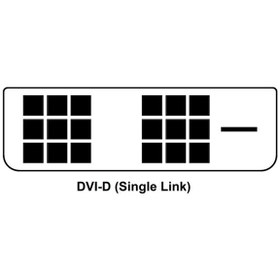 تصویر کابل DVI مدل Single Link طول 1.5 متر اصلی بدون پک کاملا سالم 