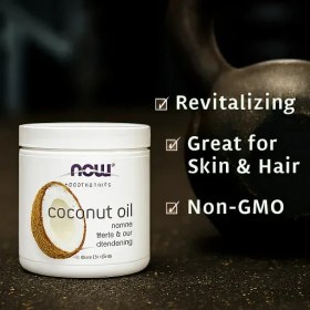 تصویر روغن نارگیل ناو NOW Coconut Oil
