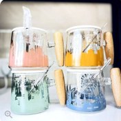 تصویر ماگ شیشه ای خانه در بامبو 217 