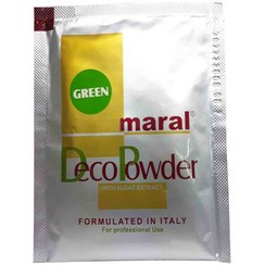 تصویر پودر دکلره سبز 30گرم مارال Maral Green Deco Powder 30g