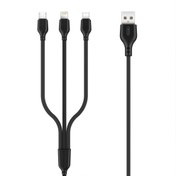 تصویر کابل شارژ ۳ در ۱ XO NB103 3 In 1 Charging Cable (Micro, Type-C Lightning) 