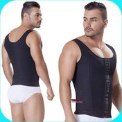 تصویر بیندرتمام تنه قزن دار یقه بزرگ - کرمی / S.2 