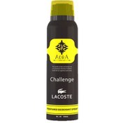 تصویر اسپری دئو دورانت مردانه آدرا مدل Lacoste Challenge حجم 150میل 
