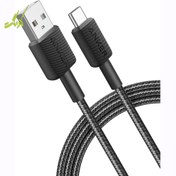 تصویر کابل شارژ تایپ سی به یو اس بی انکر مدل 322 A81H5 طول 90 سانتی متر ا Anker USB Type-C to USB-A 322 A81H5 90CM Cable Anker USB Type-C to USB-A 322 A81H5 90CM Cable