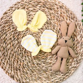 تصویر دستکش نوزادی لیمویی 