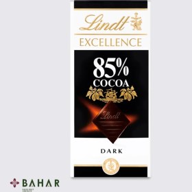 تصویر شکلات لينت تلخ 85% LINDT مدل Robust Dark Lindt Excellence 85 % Cocoa Dark Chocolate 100gr