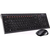 تصویر کیبورد و ماوس بی سیم ای فورتک مدل 9500 اف 9500F Wireless Keyboard and Mouse