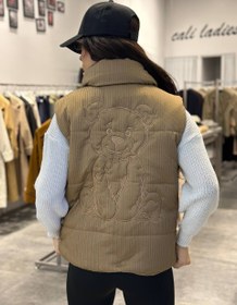 تصویر پافر زنانه کرم تدی 