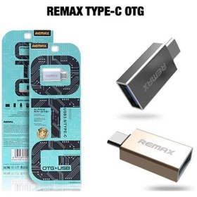 تصویر مبدل تایپ سی ریمکس REMAX مدل OTG1 Remax type-C converter model OTG1