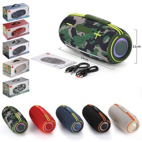 تصویر اسپیکر قابل حمل P Pro 16 P PRO16 Wireless Blue-tooth Super Bass Waterproof Speaker LED Colorful Light Hifi Quality Outdoor Portable Woofer Fabric Speaker