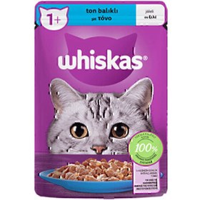 تصویر پوچ گربه ویسکاس با طعم ماهی تن در ژله Whiskas Tuna in Jelly 