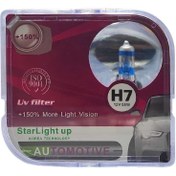 تصویر لامپ هالوژن پایه H7 برند استار لایت 