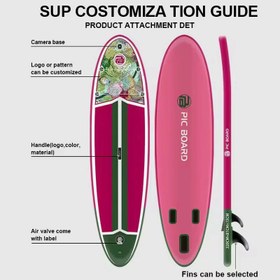 تصویر پدل بورد بادی PIC BOARD مدل LILY 