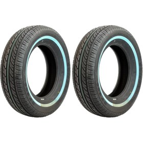 تصویر لاستیک کامفورزر سایز 175/70R13 مدل CF600 دور سفید 