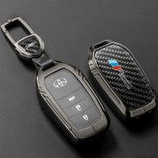 تصویر کاور ریموت فلزی فیبر کربن تویوتا TOYOTA مدل A 