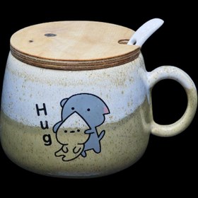 تصویر ماگ سرامیکی طرح دار 