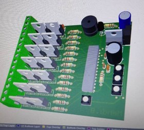 تصویر پروژه LED COUNTER DOWN شمارشگر ال ای دی معکوس 