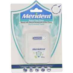 تصویر نخ دندان نواری با روکش موم عسل و نعنا مریدنت 