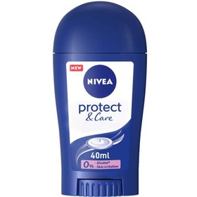 تصویر استیک ضد تعریق زنانه نیوآ Protect & Care  حجم 40 میل ا Nivea Protect & Care Antiperspirant for women 40ml Nivea Protect & Care Antiperspirant for women 40ml