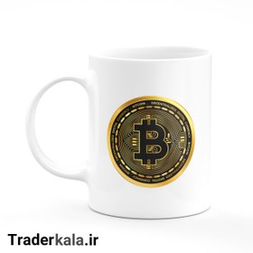 تصویر ماگ طرح بیت کوین کد M1004 