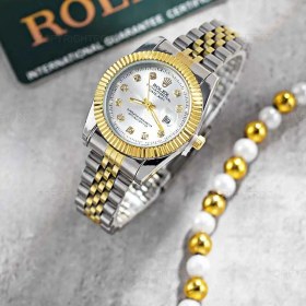 تصویر ساعت مچی زنانه رولکس ROLEX طرح دیت جاست مدل 1269 