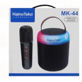 تصویر اسپیکر بلوتوثی قابل حمل Haino Teko مدل MK 44 به همراه میکروفون Haino Teko MK 44 speaker