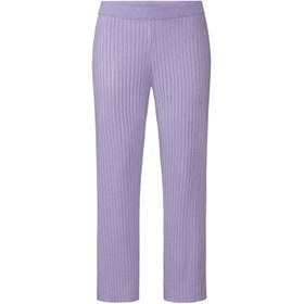 تصویر شلوار بافت کبریتی کمر کشی اسمارا بنفش فاق متوسط 