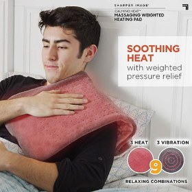 تصویر ماساژور و تشکچه برقی حرارتی massaging weighted heating pad CH2 