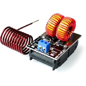 تصویر ماژول کوره القایی ZVS 120 وات با ولتاژ ورودی ۵ تا ۱۲ ولت 