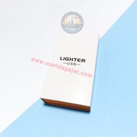 تصویر فندک برقی مدل شارژی لمسی lighter