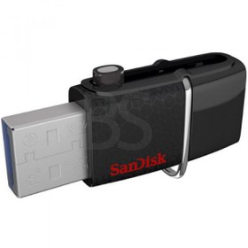 تصویر فلش مموری SanDisk مدل Ultra Dual USB Drive 3.0 OTG USB3 با ظرفیت 128 گیگابایت 