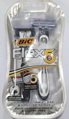 تصویر ژیلت بیک فلیکس 5لبه 2عددی Bic flex5