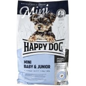 تصویر غذای خشک هپی داگ مخصوص توله سگ نژاد کوچک وزن 1 کیلوگرم Happy Dog Mini Baby & Junior