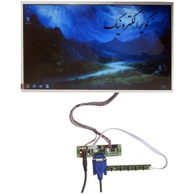 تصویر درایور برد تصویری VGA to LED/ ساپورت LED 10.1, 13.3, 14.1, 15.6 